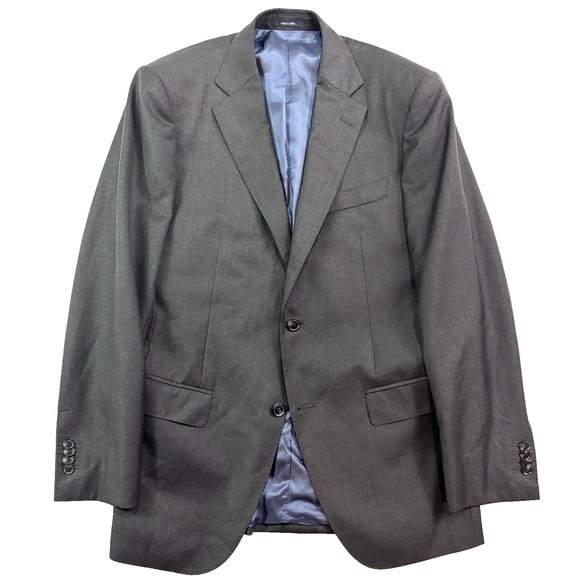 charcoal Suitsupply Napoli Int blazer jacket sport suit coat perennial wool 40L‎
